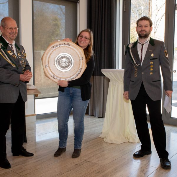 Auszeichnung Königsscheibe Diana Warmuth